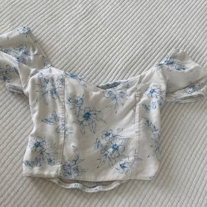 PacSun Lottie Moss Tie Back Woven Top